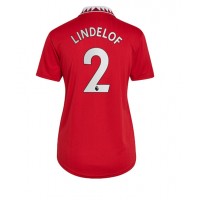 Fotbalové Dres Manchester United Victor Lindelof #2 Dámské Domácí 2022-23 Krátký Rukáv